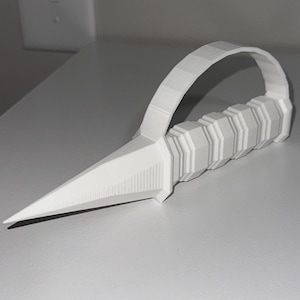 3D Printed Tactical Kunai w/Knuckle Guard
