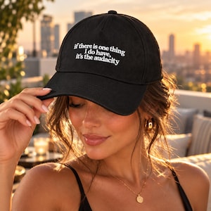 If There Is One Thing I Do Have It’s The Audacity Cap, Embroidered Baseball Cap, Funny Quote Hat, Unisex Statement Cap