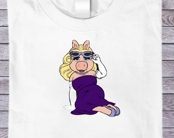 Miss Piggy T-Shirt: Muppets Funny Tee for Kids & Adults