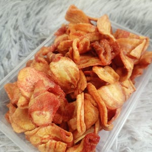 Organic dried sliced banana,banana chips,dehydrated fruit,banana,NO SUGAR 250 grams