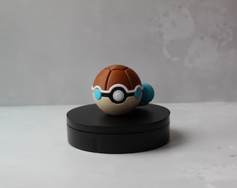 3Dプリントサックスゼニガメポケモン/コレクターアイテム/ポケボール