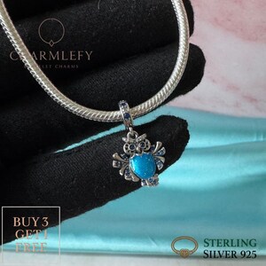Ciondolo per bracciale gufo luminoso / Adatto ai braccialetti Pandora / Ciondoli in argento Sterling 925 / Ciondoli regalo / Acquista 3 ciondoli e ottieni il 60% di sconto