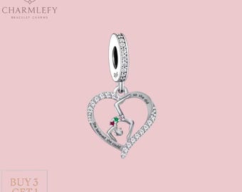 Collana da donna in argento Sterling 925, a forma di cuore