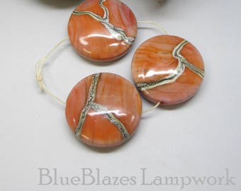 Jupiter - Lampwork Bead Pendant