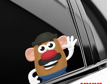 Disney Toy Story Mr. Potato Head Peeker Sticker, Toy Story Decal, Car Sticker, Bottle Sticker, Laptop Sticker D2KN12