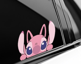 Stitch Peeker Peeking Sticker Car Decals Waterproof Weatherproof Vinyl Laptop Decals Classic Disney Characters Lilo and Stitch D2HL04