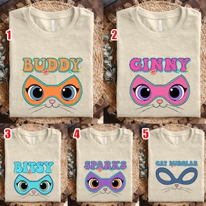 SuperKitties Cat Costume T-shirt, Super Kitties Shirt, Disneyland Kitties Tee, Super Cats Costume, Halloween Group Matching Shirts BZIZ15