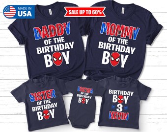 Spidey and His Amazing Friends Birthday Shirt, Spiderman shirts Custom Kids shirts, Spidey Shirt, Birthday Shirt, birthday boy T-27042311