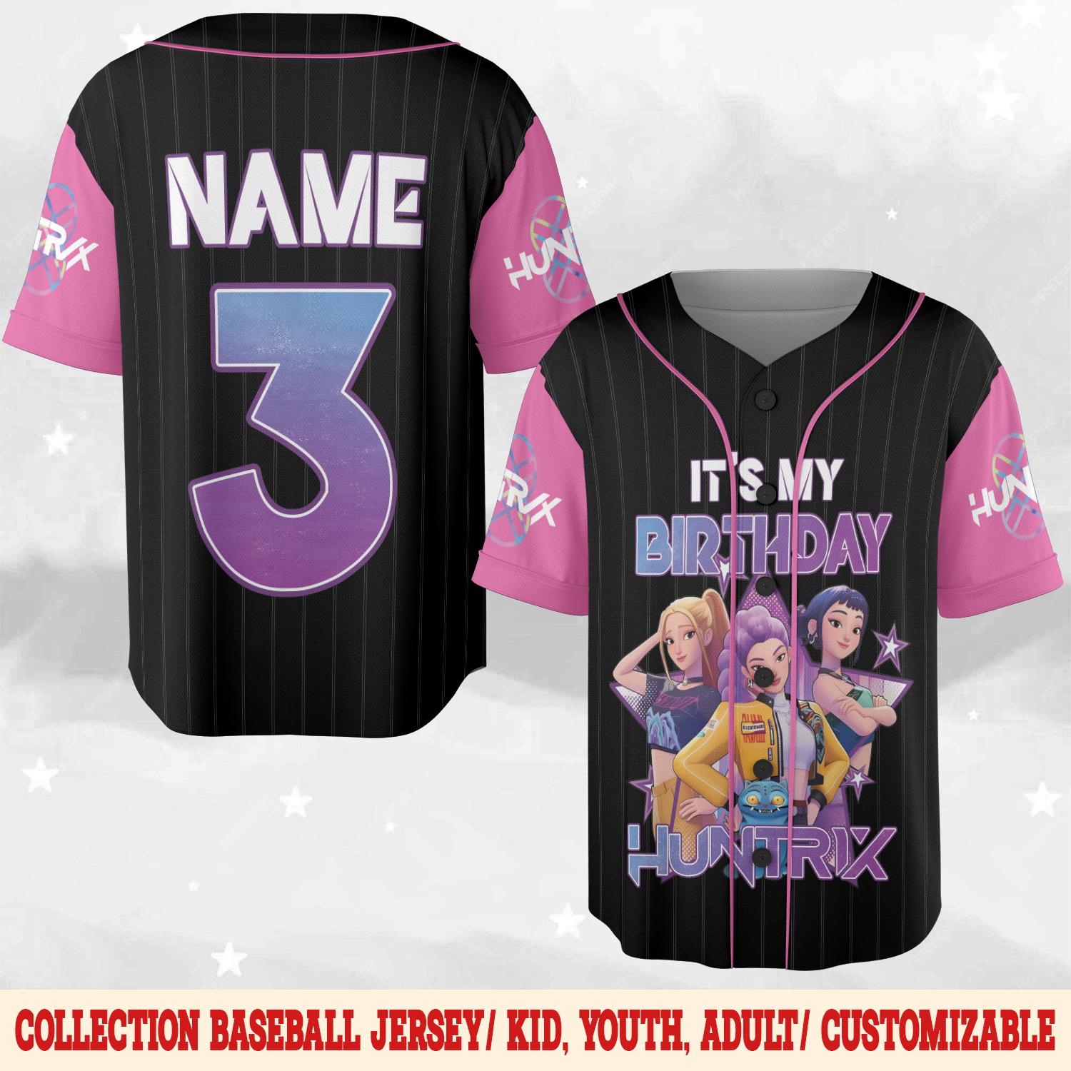 Discover Saja Boys Kpop Demon Hunters Custom Baseball Jersey Shirt, Kpop Boy Band Shirt