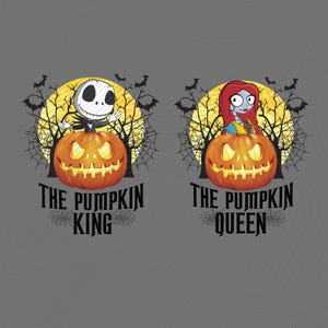 Jack And Sally In Heart PNG, Couple Jack And Sally PNG, The Nightmare Before SVG, Halloween Png