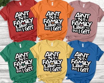 Family Shirts, Ain't No Family Like The One I Got Shirt, Family Reunion Shirt, Family Gift Ideas, Matching Family, Funny Shirt B-20022309