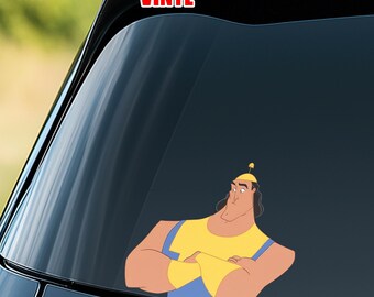 Pegatina de personaje de Disney "El Emperador y sus Locuras", pegatina de vinilo impermeable para planificador, D3DJ06-7