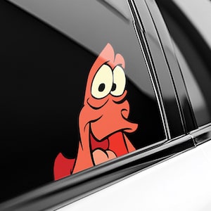 Dory Nemo Peeker Peeking Car Window Decals,Funny Bear Bumper Waterproof Stickers, Finding Nemo, Pack Stickers D2HV27-02