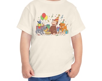 Curious George Birthday Shirt, Family Birthday Matching Shirt, Curious George Birthday Party Shirt, Custom Birthday Matching D3DP04