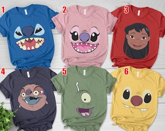 Disneyland Stitch Big Face Costume Shirt, Lilo And Stitch Movie 2025 Costume, Disneyland Halloween 2025 Shirt D2JZ30