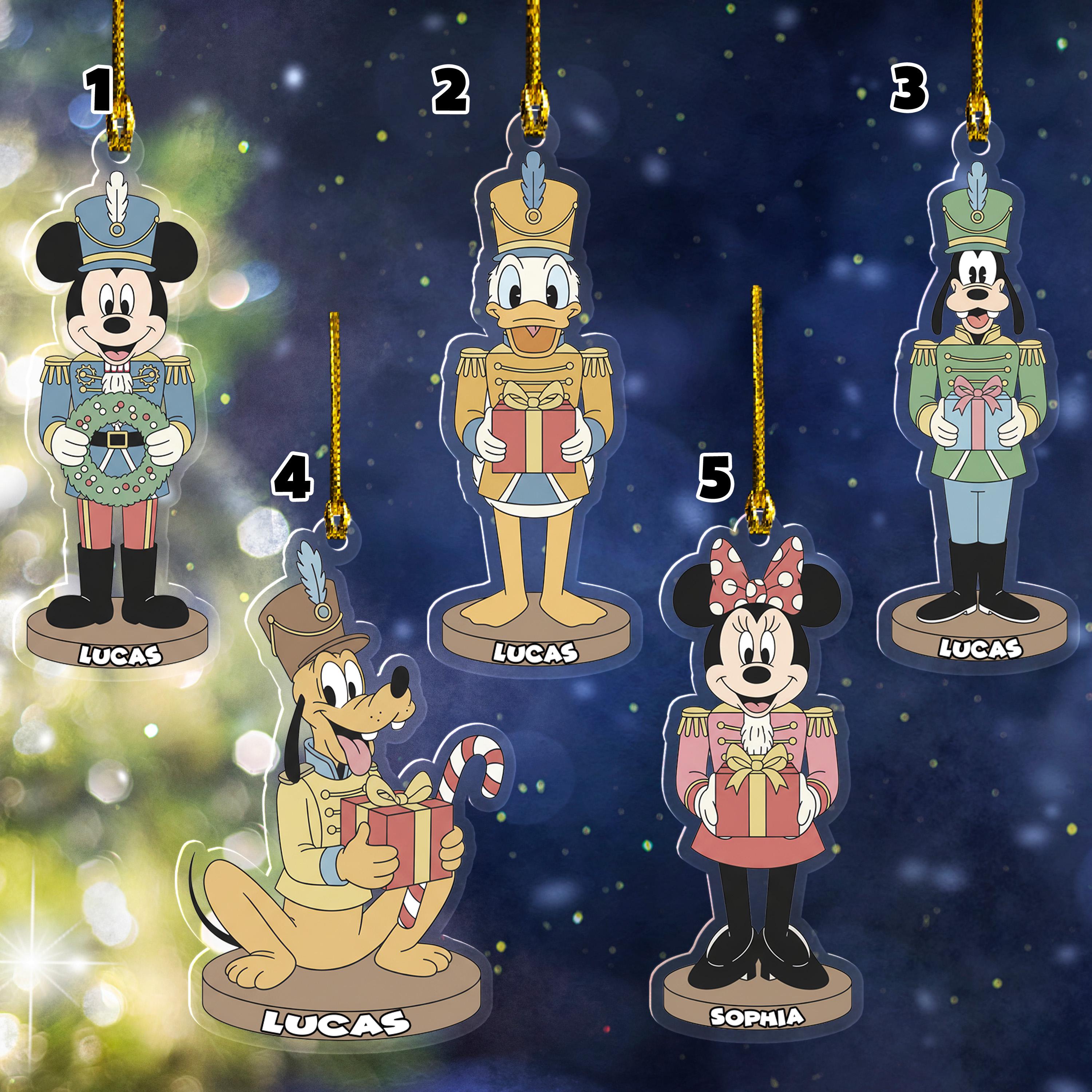 Discover Personalized Mickey and Friends Nutcrackers Disney Christmas Ornament