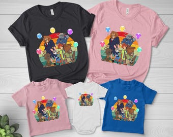 Personalized Disney Zootopia Birthday Girl T-shirt, Custom Judy Hopps & Nick Wilde Birthday Tee, Best Birthday Ever, Disneyland Trip BZLR05