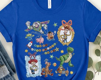 Retro Coquette Disney Toy Story You've Got A Friend In Me Shirt, Toy Story Characters Tee, Disneyland Trip Shirt, Family Matching C1NY11