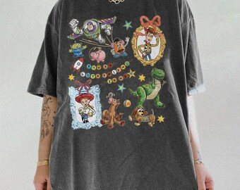 Retro Coquette Disney Toy Story You've Got A Friend In Me Shirt, Toy Story Characters Tee, Disneyland Trip Shirt, Family Matching C1NY11