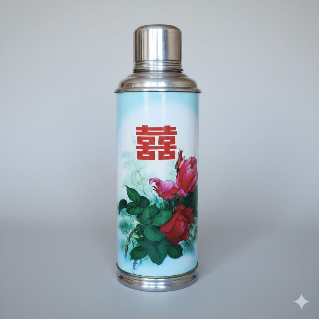 Bouteille Gourde Chinoise Hanche Séchée - Lou Wu - Décoration Naturelle Ou Porte-Eau