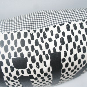 SALE Pillow Cover WILD ONE Pillow Cover, 20x20, Black dots, monochrome image 4