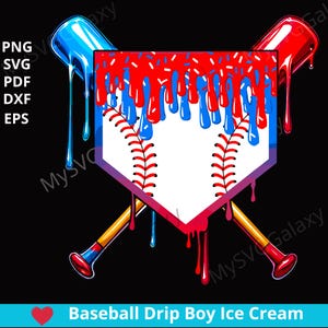 4th of July PNG | Red white and Blue Drip PNG | Patriotic Drip PNG | Baseball Life | Sprinkle Drip | Ice Cream Drip | Baseball Drip png