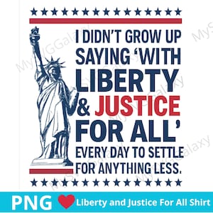 Liberty and Justice PNG: Patriotic Statue of Liberty Design (Digital Download 3600x4500 px)