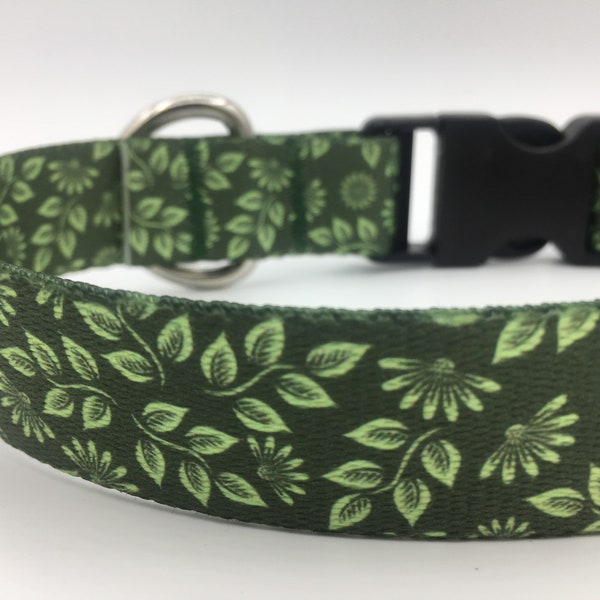 Green Dog Collar Etsy