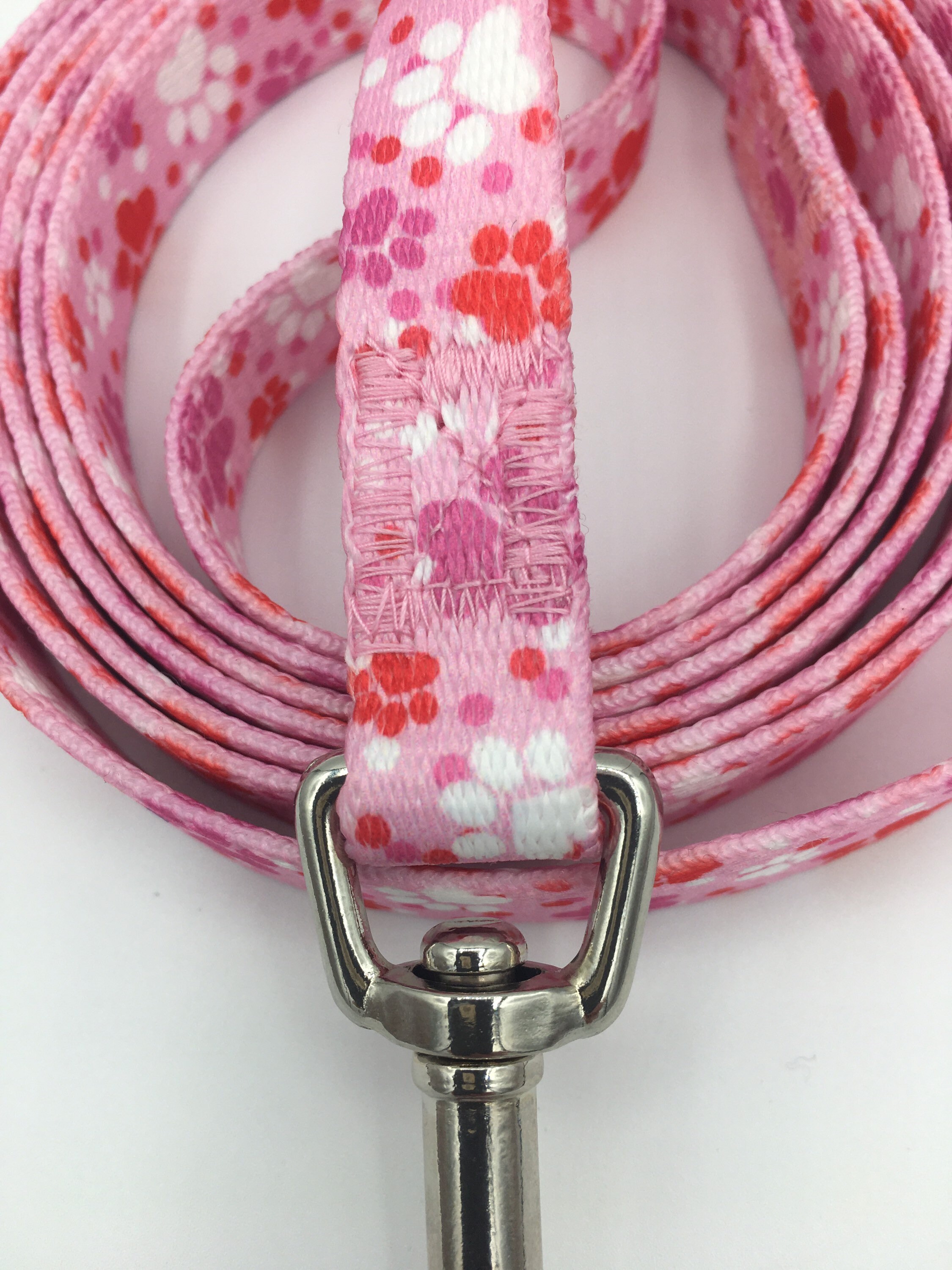 PINK COLLAR & LEASH set cute dog collar for girl girly dog Etsy