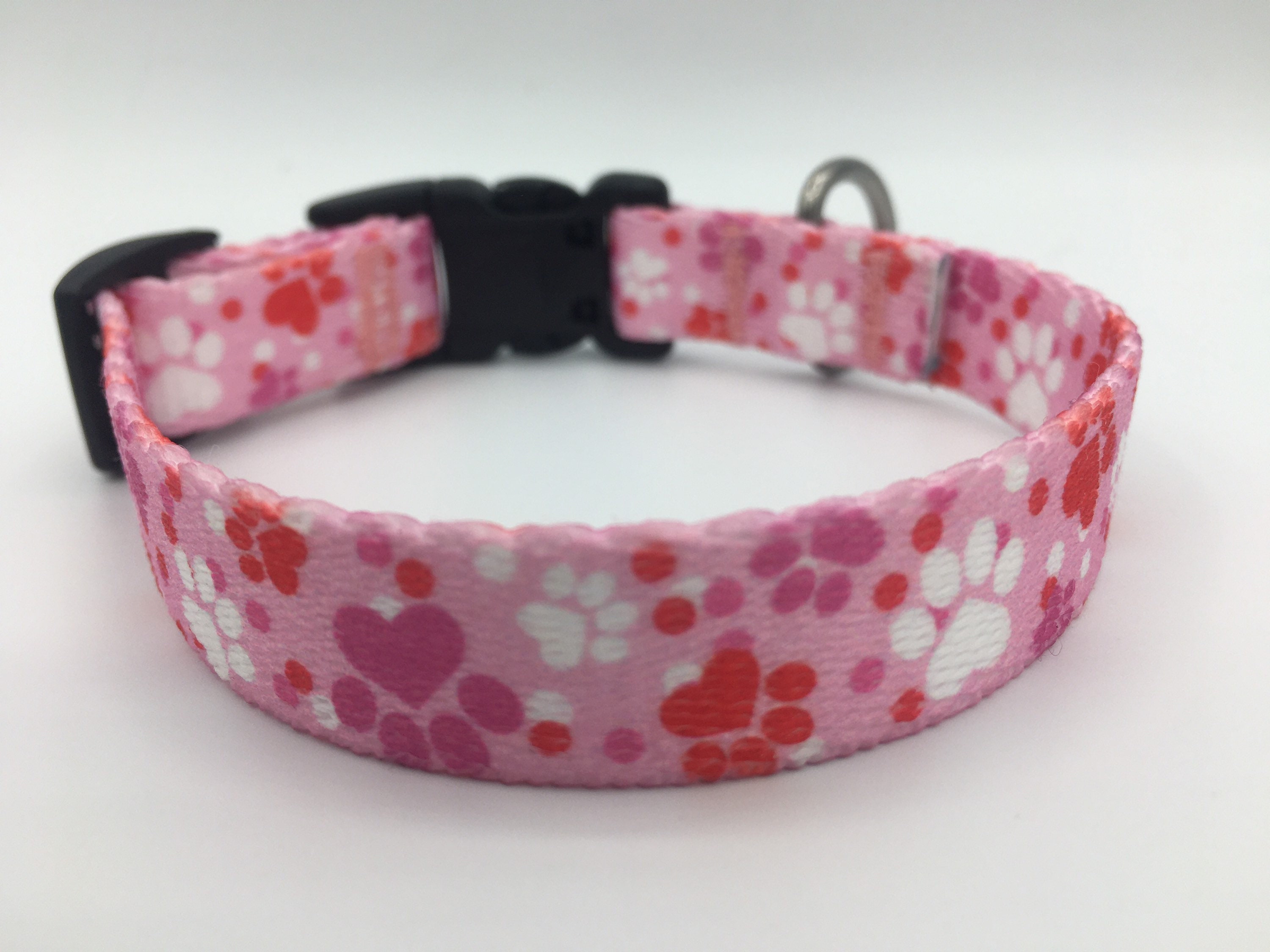 PINK COLLAR & LEASH set cute dog collar for girl girly dog Etsy