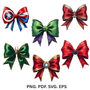 Super Hero Coquette PNG Bundle: Instant Download