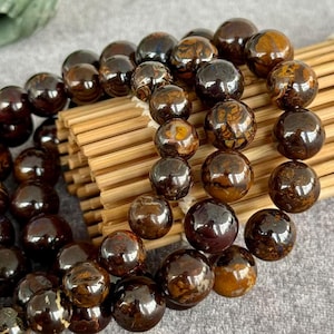 Old Stock Boulder Opal Beads – Drilled Round Australian Opal