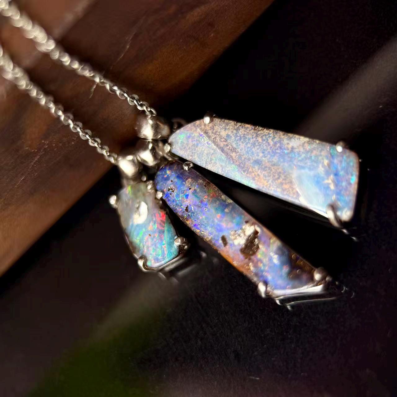 Pendentif OPALE BOULDER 60 Carats - Splendide Pierre Naturelle - Neuf Sans Emballage