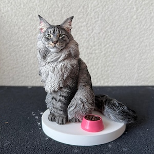 Custom Pet Full Body Statue-Personalized Cat and Dog Sculpture for Pet Lover-Custom Pet Keepsake for Pet Loss Memorial-Gift For Dog and Cat