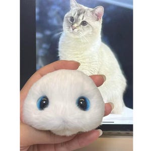 Custom Pet Plush Doll: Personalized Cat & Rabbit Memorial Gift