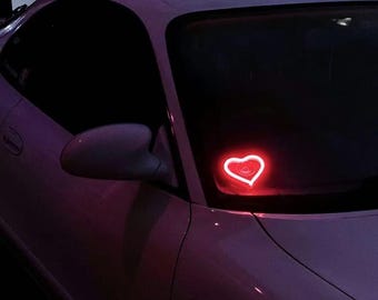 Car window neon light