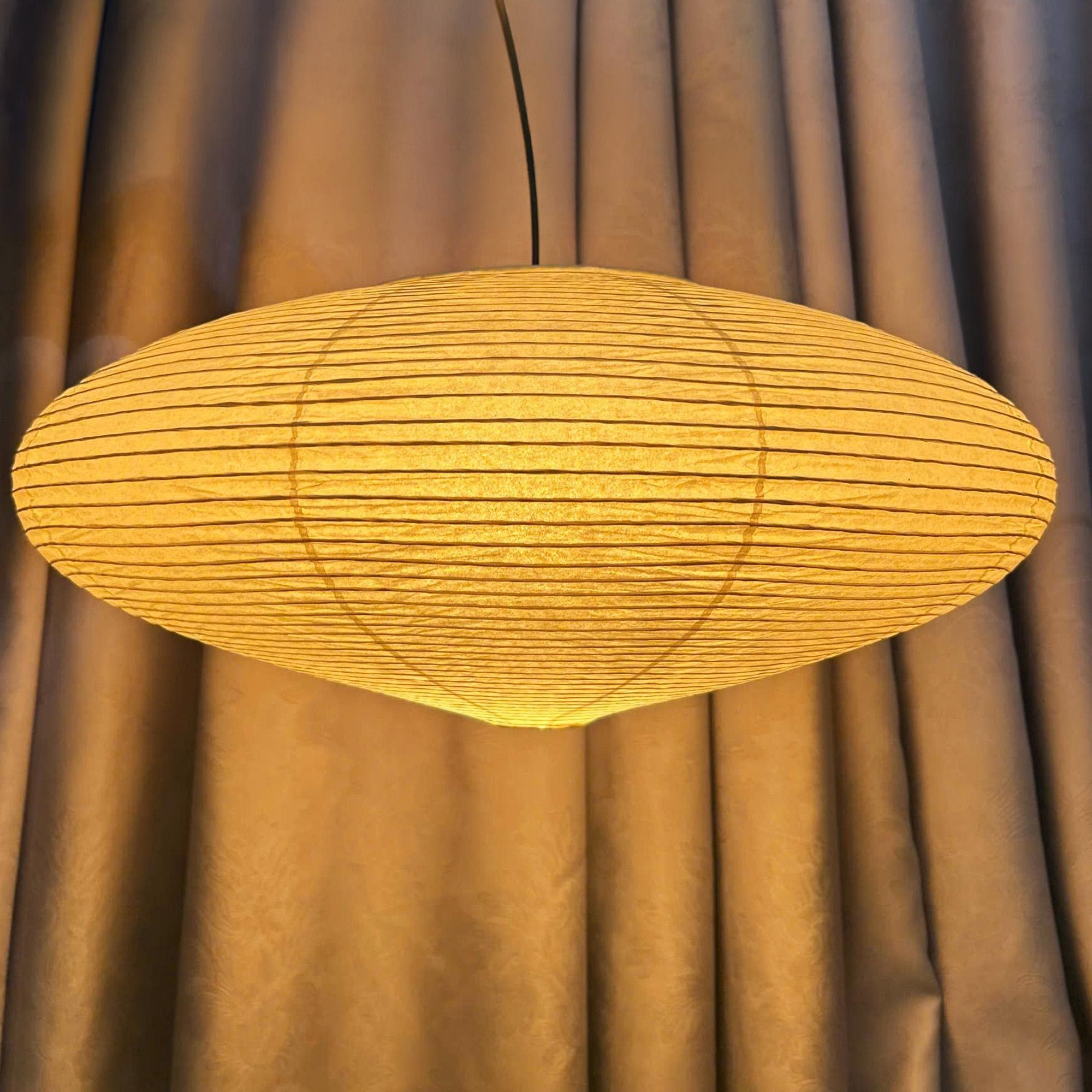 Paper lantern pendant hanging light pendant lamp shade handmade lighting fixtures minimalist room decor