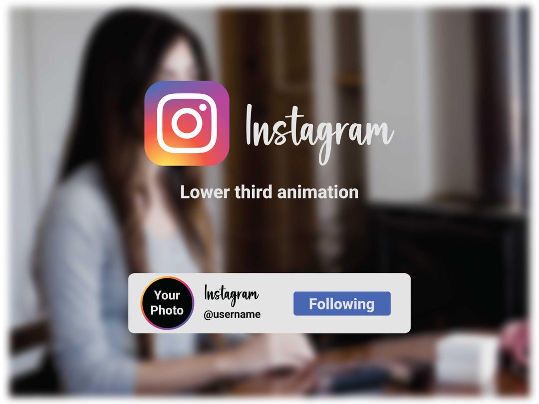 Custom Instagram Subscribe Button Animation for Social Media Videos ...