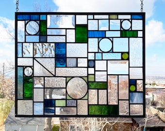 Prairie School Mission panel  --14"tall x 18" wide