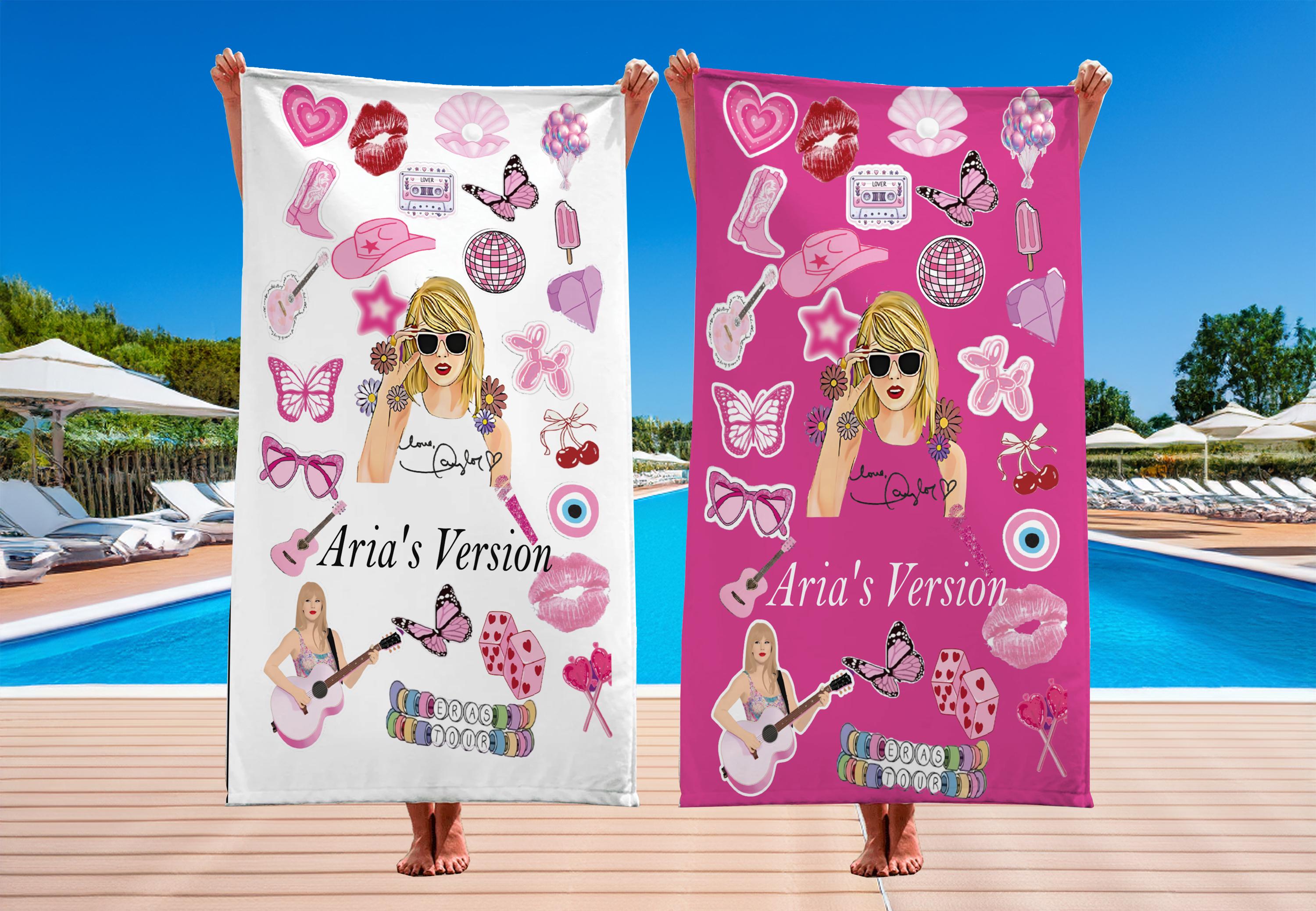 Taylor Swiftie Merch Beach Towel - Etsy