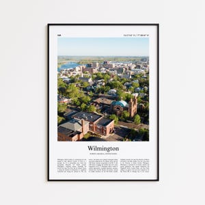 Wilmington Color Print, Wilmington Real Photo Poster, Wilmington Travel Poster Gift, North Carolina, United States, USA, Wall Art Print