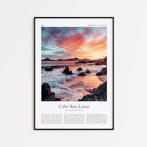 Cabo San Lucas Color Print, Cabo San Lucas Real Photo Poster, Cabo San Lucas Travel Poster Gift, Baja California Sur, Mexico, Wall Art Print