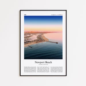 Newport Beach Color Print, Newport Beach Real Photo Poster, Newport Beach Travel Poster Gift, California, United States, USA, Wall Art Print
