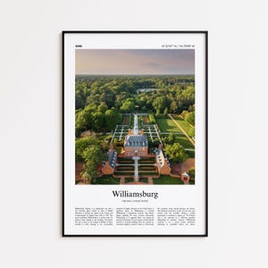 Williamsburg Color Print, Williamsburg Real Photo Poster, Williamsburg Travel Poster Gift, Virginia, United States, USA, Wall Art Print