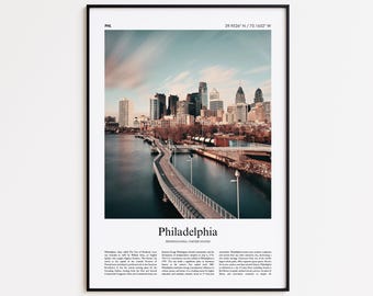 Philadelphia Color Print, Philadelphia Real Photo Poster, Philadelphia Travel Poster Gift, Pennsylvania, United States, USA, Wall Art Print