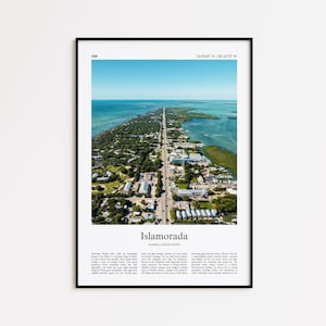 Islamorada Color Print, Islamorada Real Photo Poster, Islamorada Travel Poster Gift, Florida, United States, USA, Wall Art Print