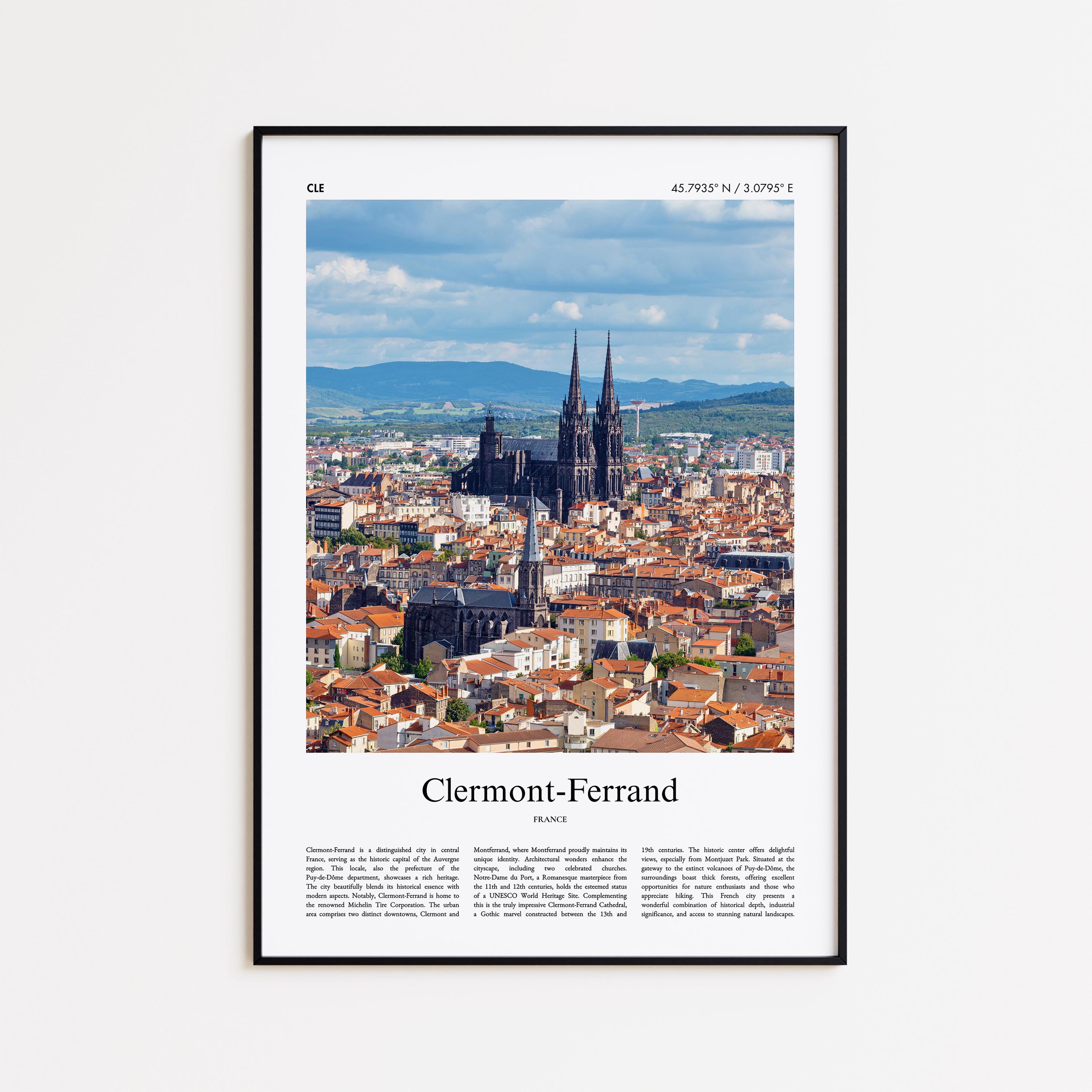 Affiche Ancienne Fête Fédérale Clermont-Ferrand - 56 X 80 Cm, Neuf, Pièce De Collection Vintage