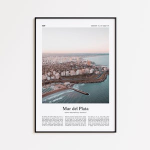 Mar del Plata Color Print, Mar del Plata Real Photo Poster, Mar del Plata Travel Poster Gift, Buenos Aires Province, Argentina
