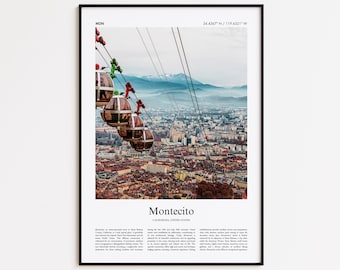 Montecito Color Print, Montecito Real Photo Poster, Montecito Travel Poster Gift, California, United States, USA, Wall Art Print