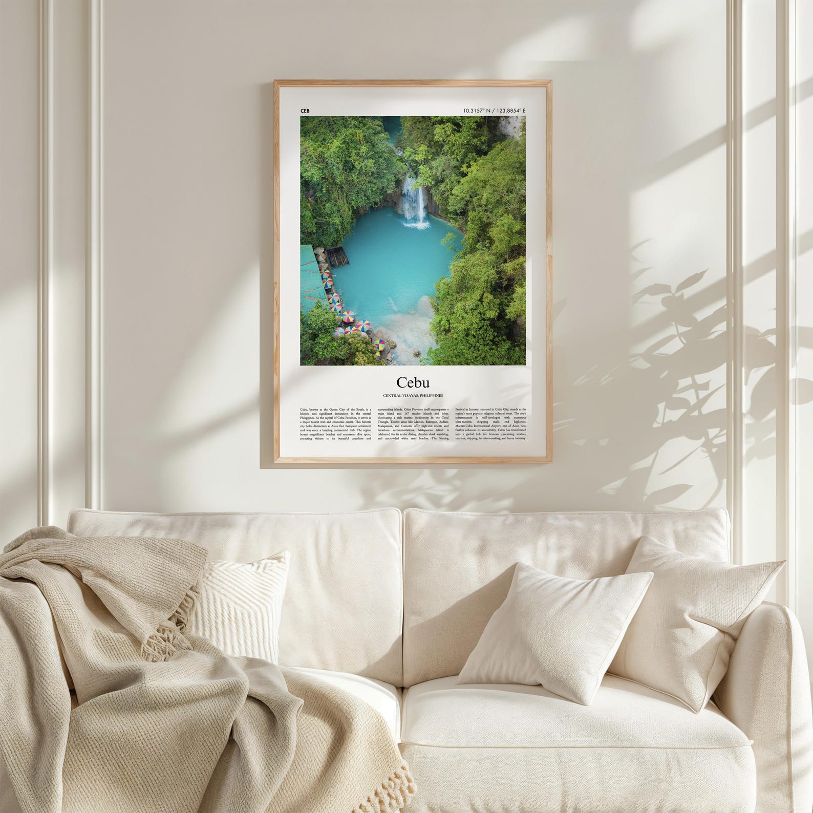 Cebu Color Print, Cebu Real Photo Poster, Cebu Travel Poster Gift ...